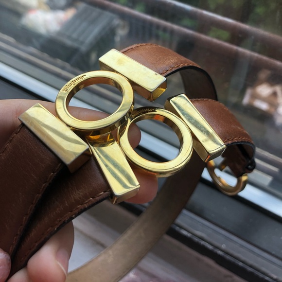 Vintage Ferragamo Small Buckle Women’s Belt